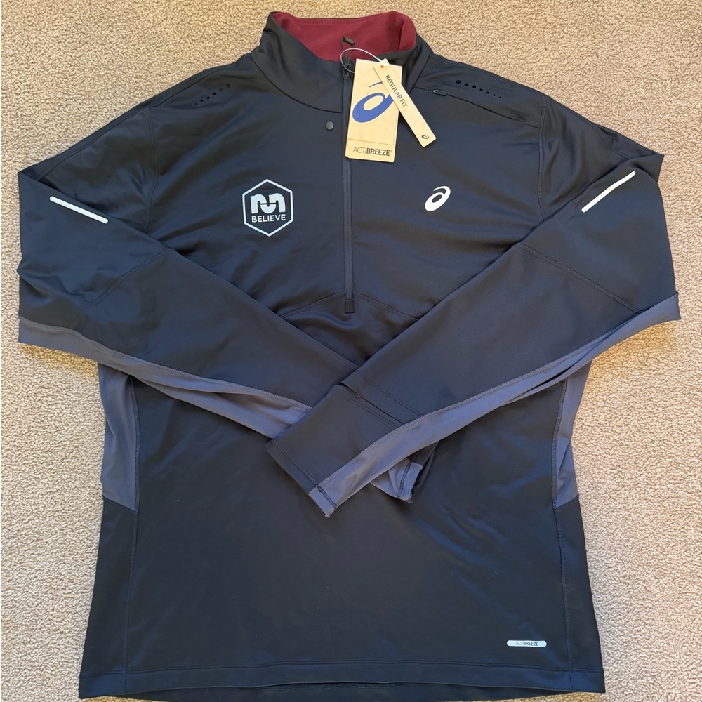 ASICS winter run 1/2 zip mid layer - Believe in the Run limited edition